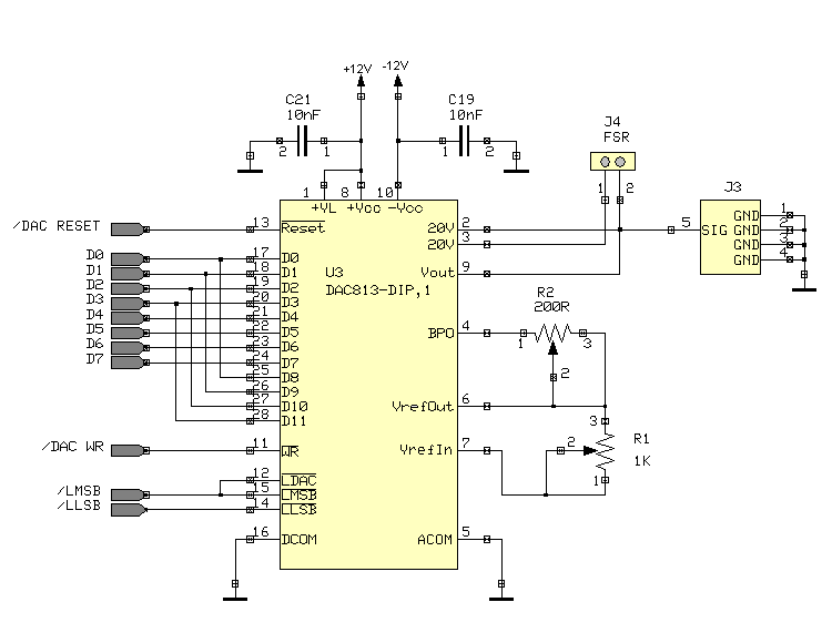 DA převodník DAC813