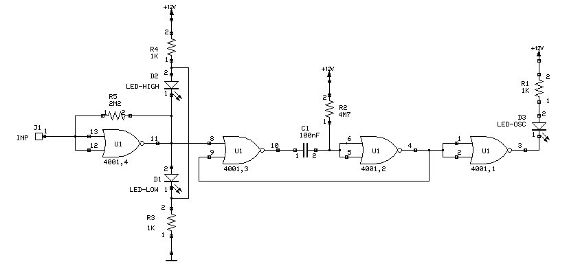 CMOS logic probe