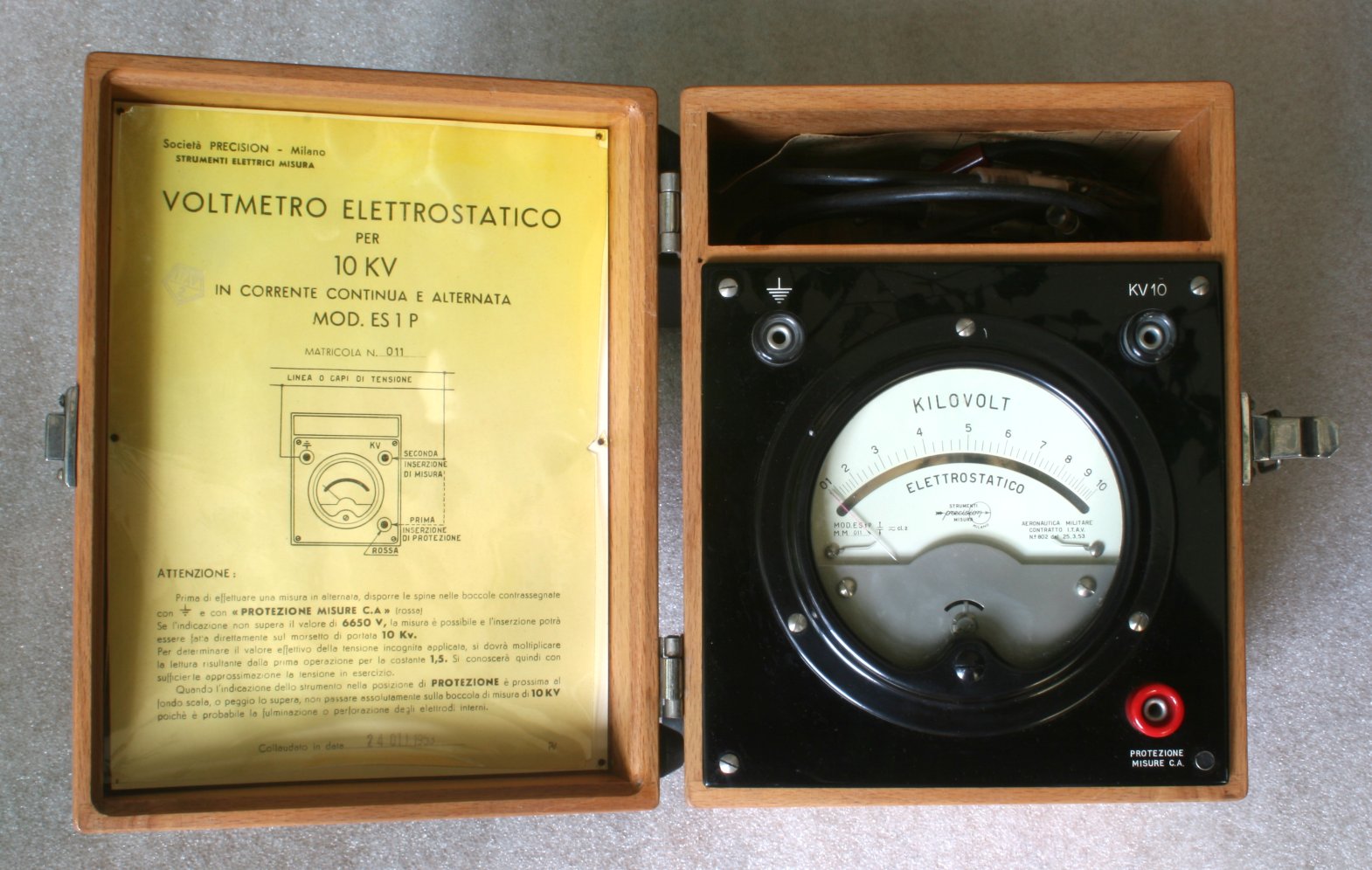 ES-1P High Voltage Electrostatic Voltmeter