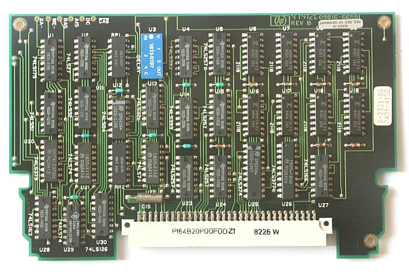 HP 9000 216 CRT memory