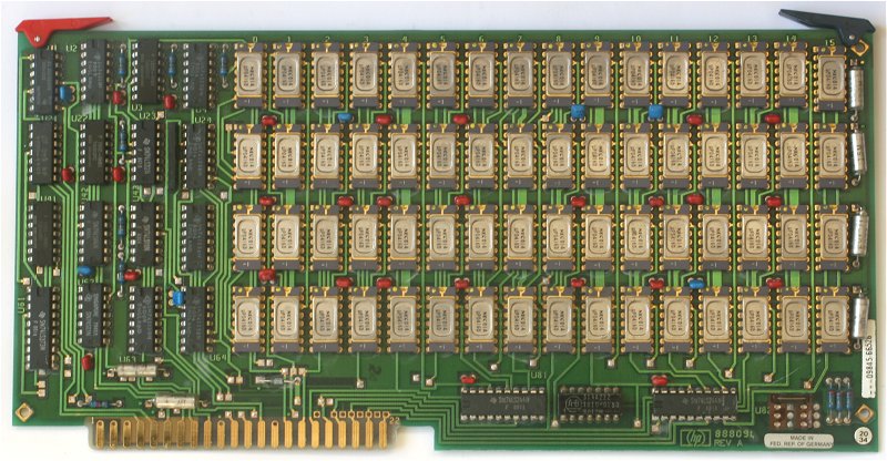 128 kBytes RAM memory board