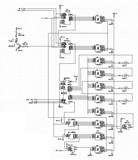 a part of frequency counter schematics