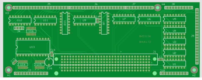 12-Digid LED display decoder PCB