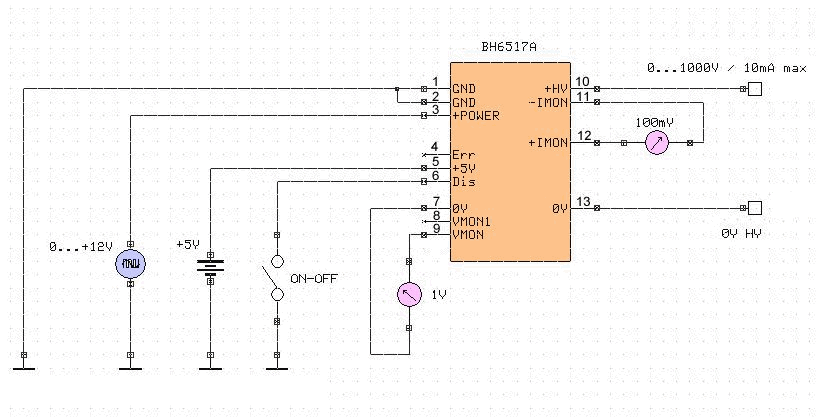 JPL-6517A - variable HV power supply