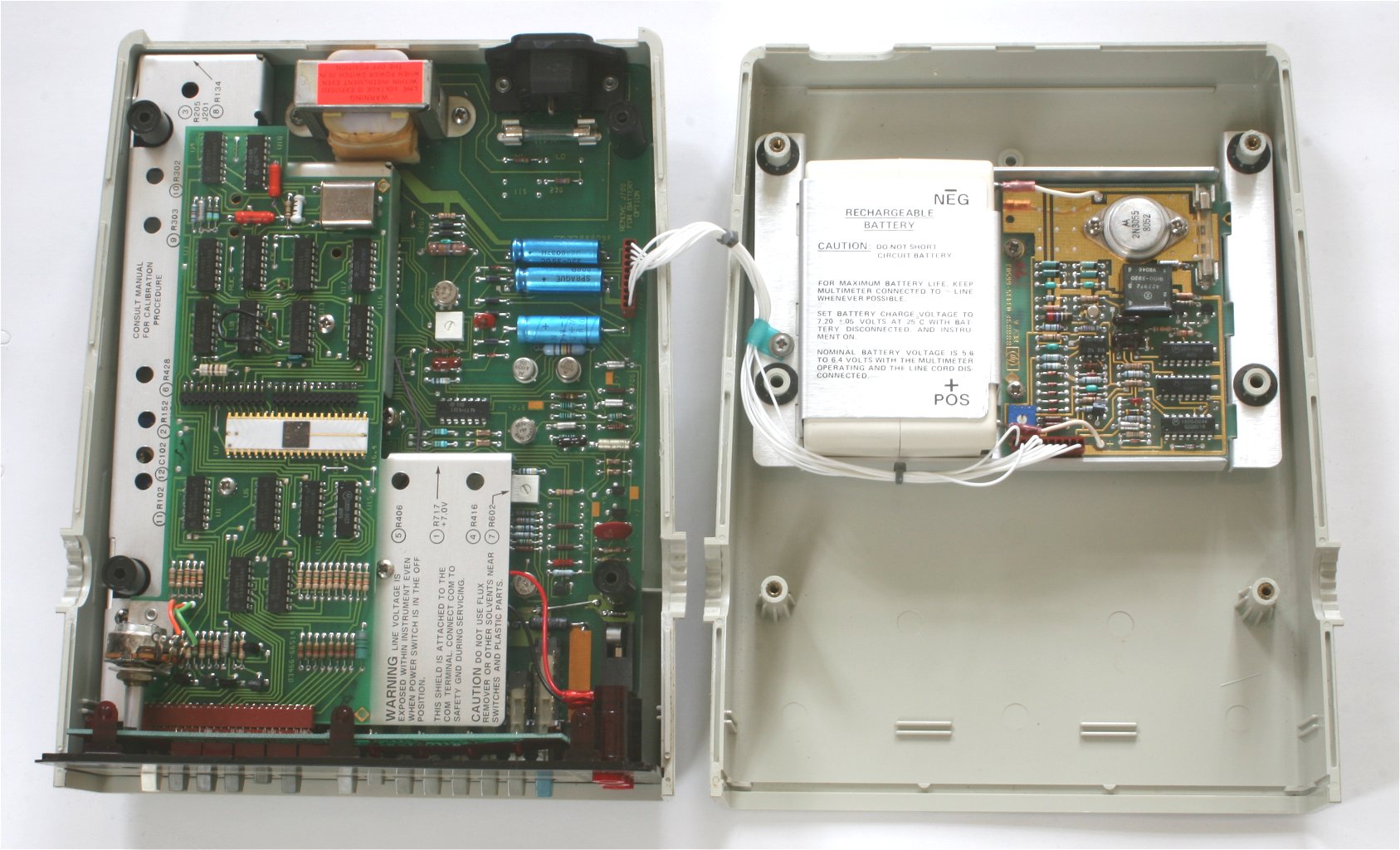 HP 3466A Digital Multimeter inside
