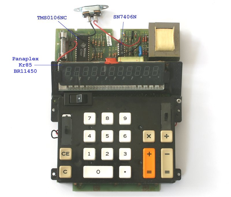 TI 3500 inside